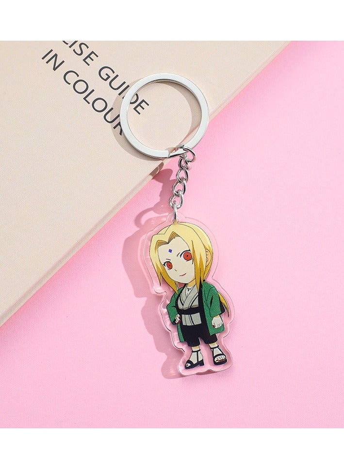 Anime Naruto Tsunade Acrylic Keychain