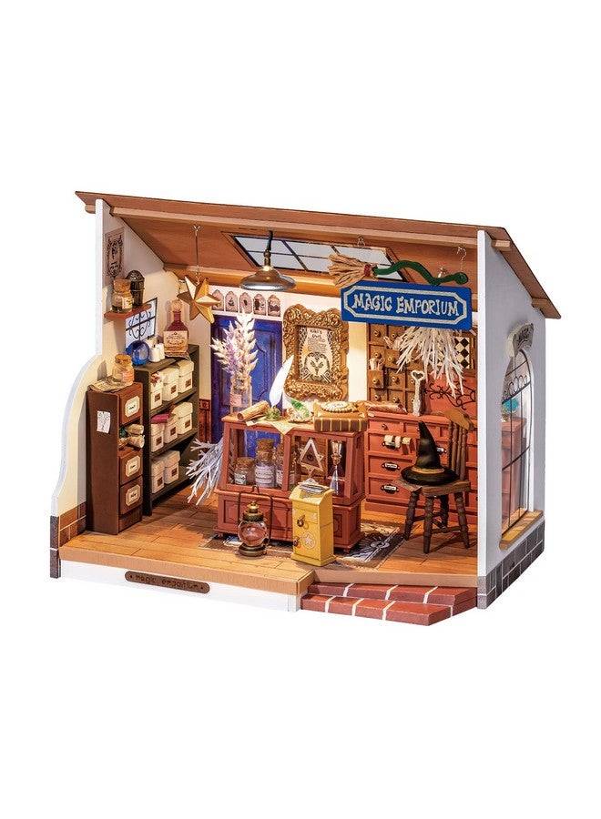 Rolife Rolife DIY Miniature Dollhouse Room Kit - Magic Potion Store Diorama Kit DIY Crafts Hobbies for Women/Men Gifts for Teens Adults Home Decor - Image 1