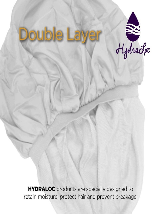 Donna Super Jumbo Day & Night Cap Silk Bonnet for Women, Satin Bonnet for Sleeping Hair Cap Shower Cap for Women Grey Color, 1pc - Image 3