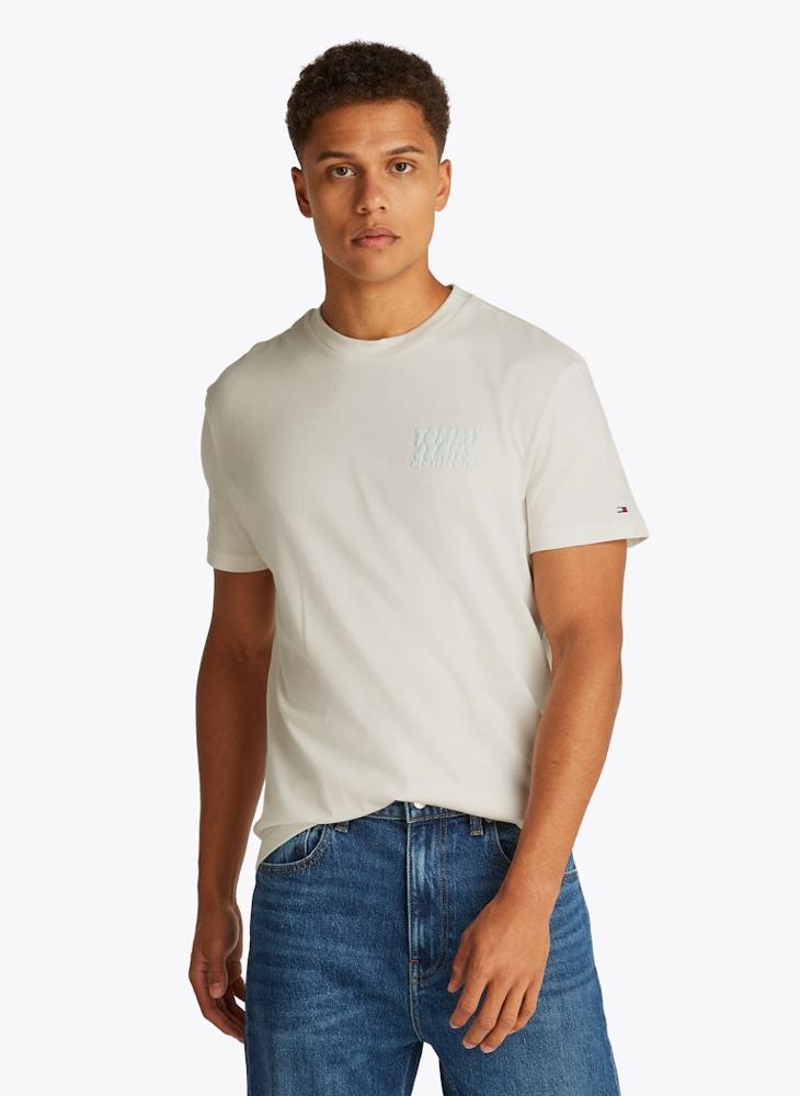 TOMMY JEANS Regular Fit Bubble Back Short Sleeve T-Shirt  - Image 1
