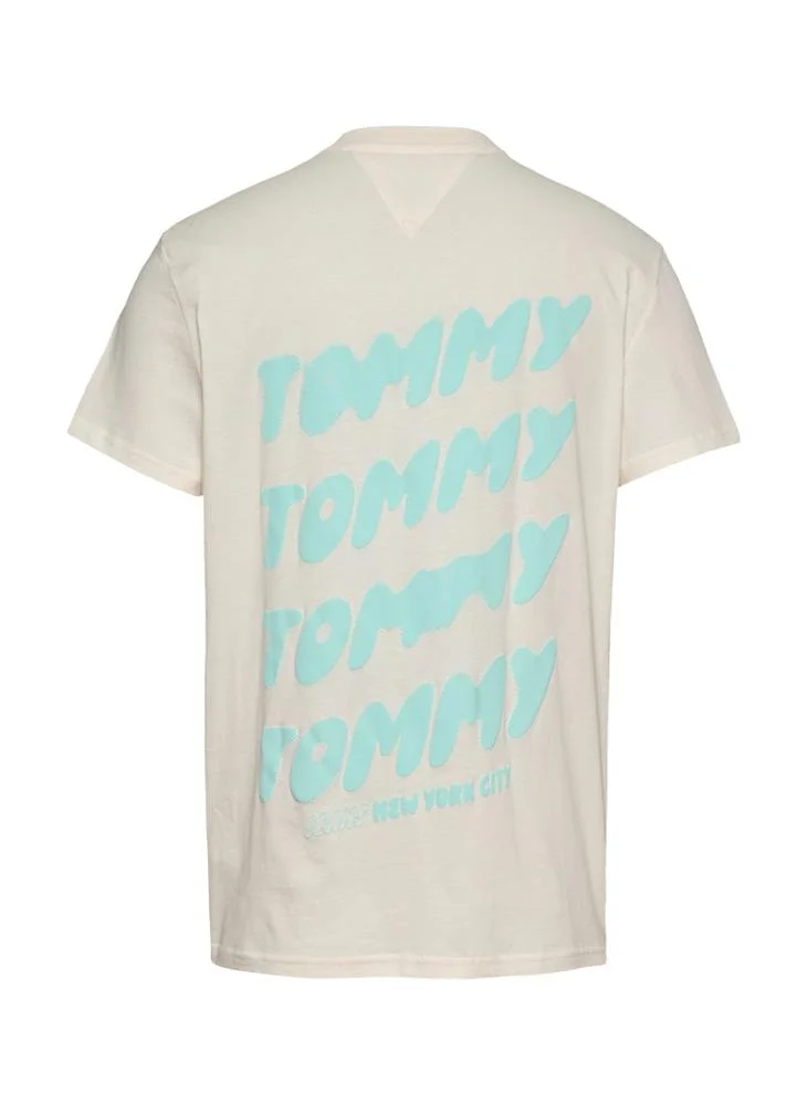 TOMMY JEANS Regular Fit Bubble Back Short Sleeve T-Shirt