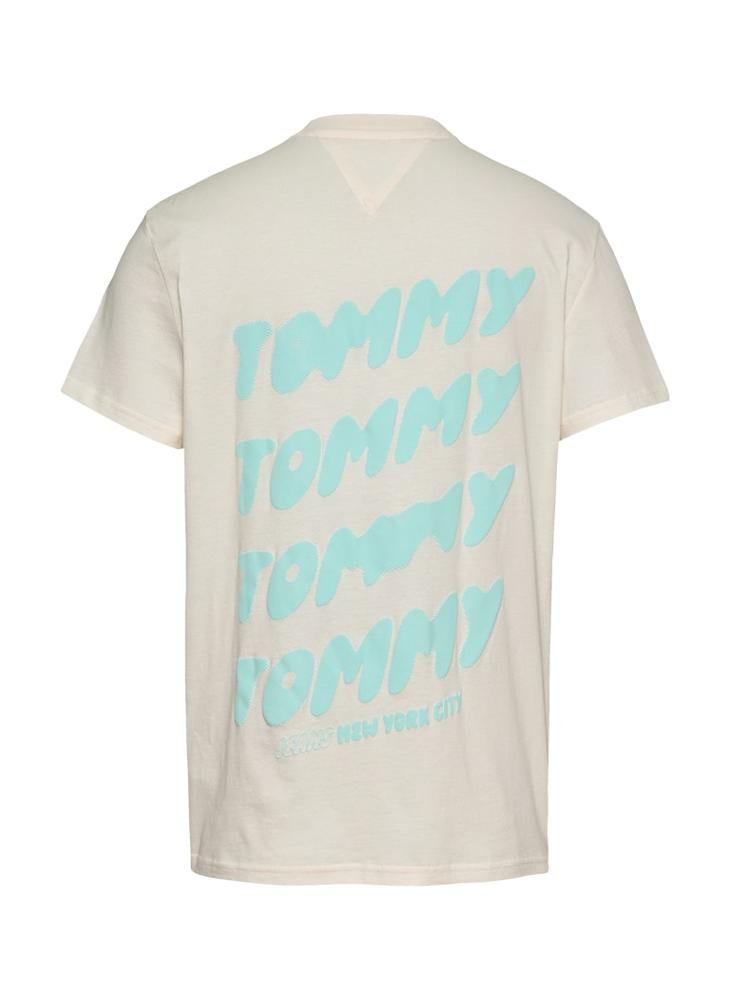 TOMMY JEANS - Regular Fit Bubble Back Short Sleeve T-Shirt - Image 1