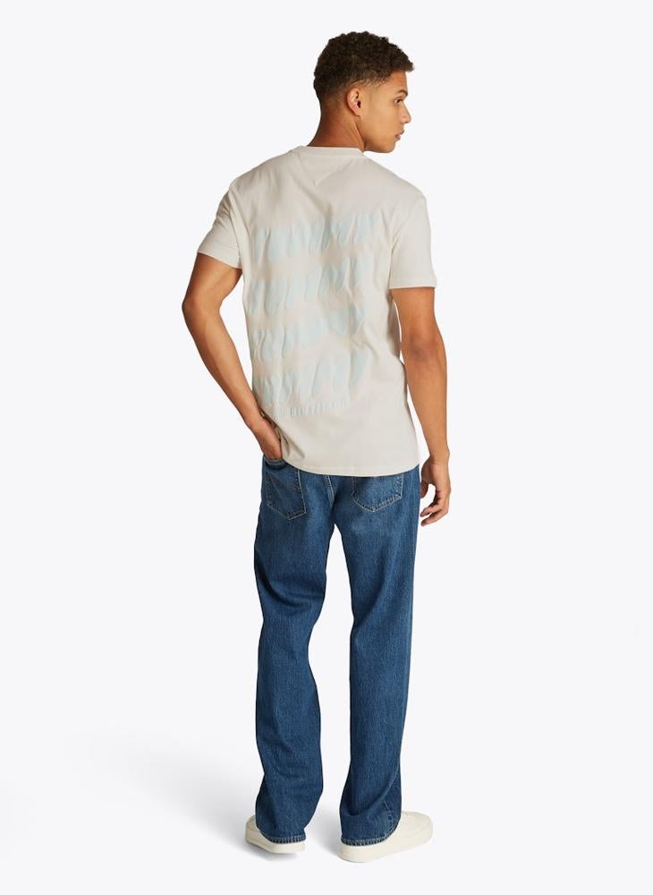 TOMMY JEANS Regular Fit Bubble Back Short Sleeve T-Shirt  - Image 2