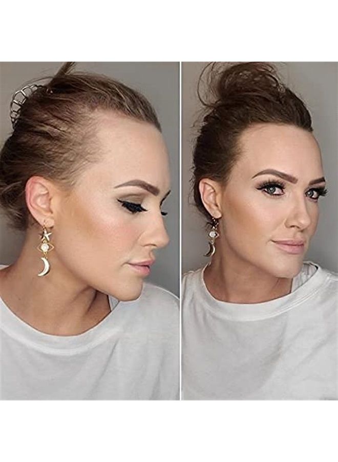 Thick Fiber ألياف شعر سميكة لتخفيف الشعر والبقع الصلعاء (بني داكن) - زجاجة 25 جرام - تخفي تساقط الشعر في ثوانٍ - مسحوق شعر للنساء والرجال - Image 3