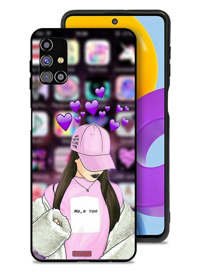 Tolwak - Samsung Galaxy M31s Protective Case Cover Anti Social Club - Image 1