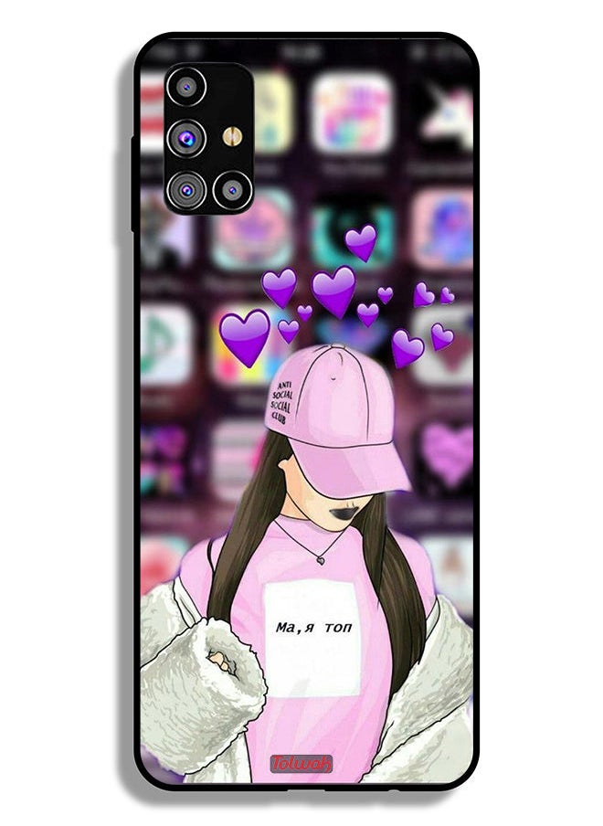 Tolwak - Samsung Galaxy M31s Protective Case Cover Anti Social Club - Image 1