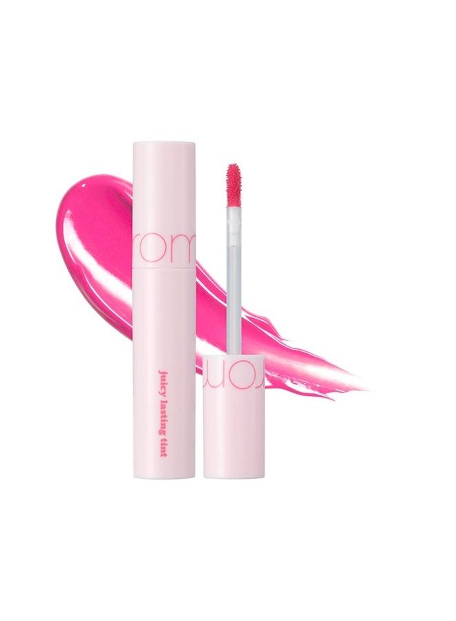rom&nd Juicy Lasting Tint 26 VERY BERRY PINK 5 0.2 fl Oz, Vivid color, Juicy & Glossy Finish, Long-lasting, MLBB, moisturizing, Highly-Pigmented, Clear & Natural Makeup, Lip Tint for Daily Use, K-beau - Image 1