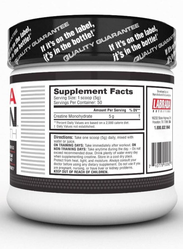 Labrada Crealean Strength 250g, 50 Serving - Image 3