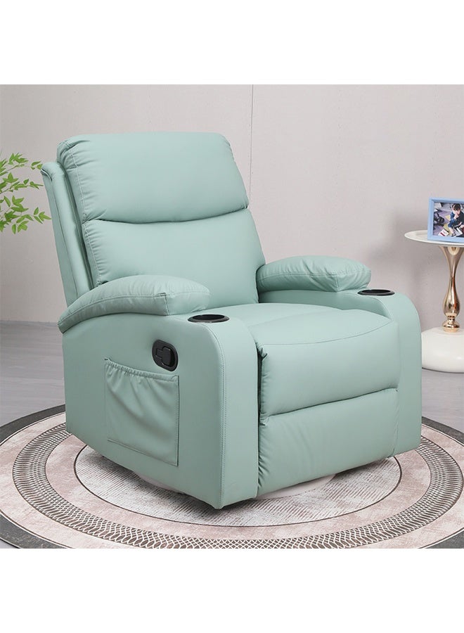 إن كي أكس أريكة مساحة كابينة فردية بسيطة لغرفة المعيشة وغرفة النوم وحامل أكواب متعدد الوظائف وكرسي هزاز مسطح متكئ - Image 1