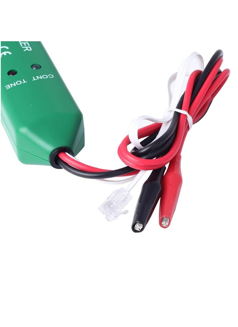 ZAMZIN - MS6812 Cable Tracker Network Telephone Line Tester, Portable Wire Tracer with Tone Generator & Probe, 100Hz~300kHz Range, LAN Network Cable Tester, UTP Tool for Continuity Check, Line Break Detection, - Image 1