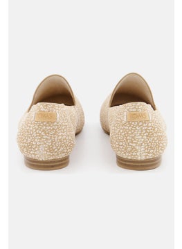 TOMS Women Leopard Print Suede Slip On Flats, Beige  - Image 2