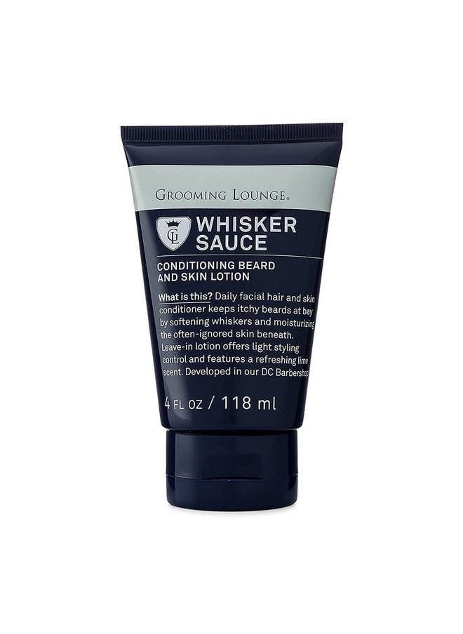 Grooming Lounge - Rooming Lounge Whisker Sauce Beard Conditioner Conditioning Beard And Skin Lotion Eliminates Itching And Flaking Enables Easy Combing And Styling No Parabens Cruelty Free 4 Oz - Image 1