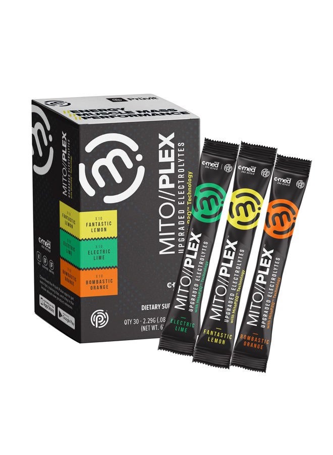 Pruvit MITO//PLEX® Citrus Pack Upgraded Electrolytes with MitoP2Q Technology – with Pure Therapeutic Ketones for Bones Growth, Energy Boost, and Immune System - Image 1