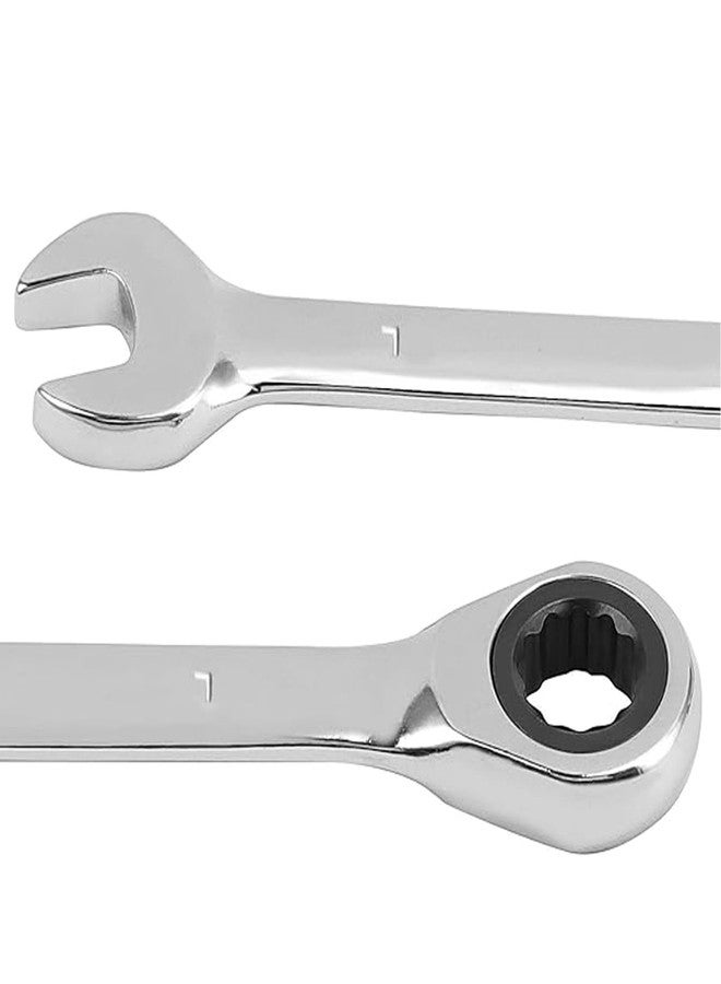 ZOENHOU 4PCS 7mm Ratchet Wrench, Reversible Ratcheting Wrench Set, Metric Ratcheting Combination Wrench CRV Steel Gear Spanner with 5°Movement and 72 Teeth - Image 4