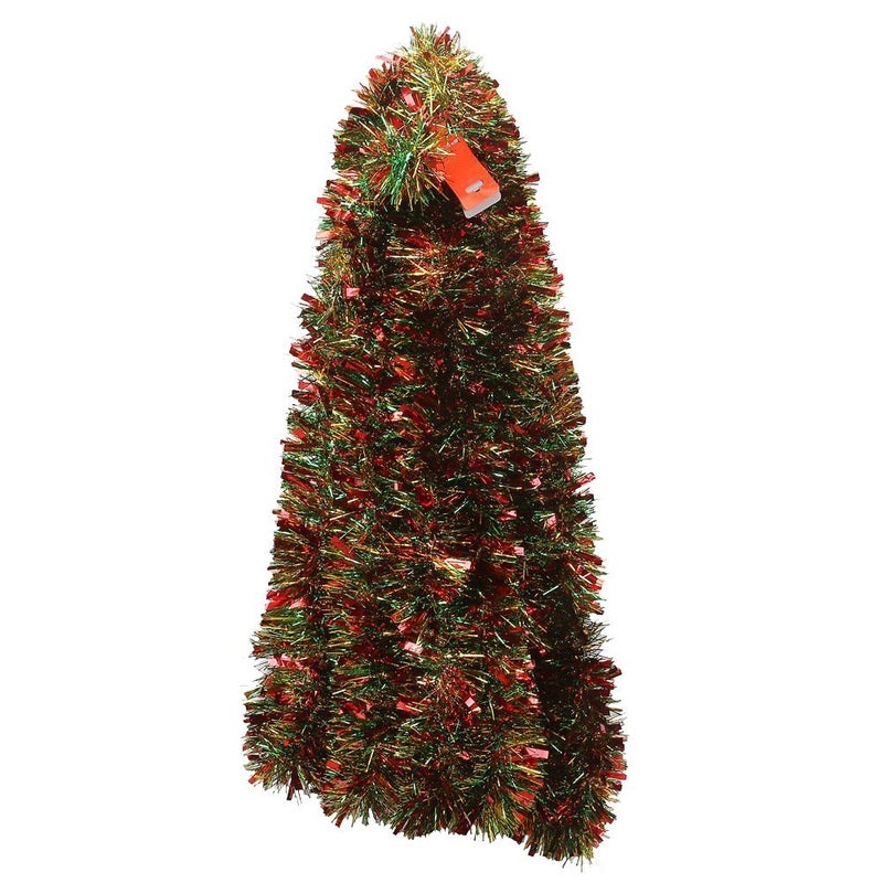 DECORA 33 Feet Tinsel Garland Mixed Color Hanging Garland for Home and Party Decoration