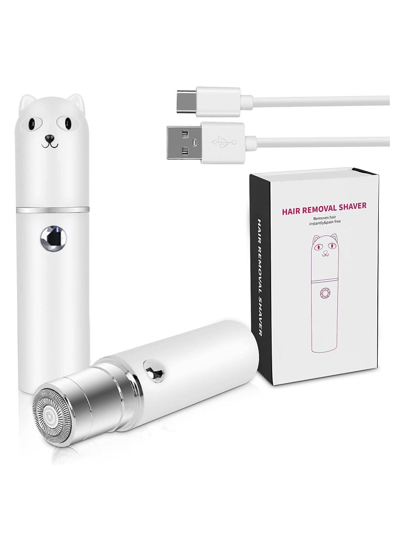 Zikra Suntown Flawless Hair Remover for Women, Rechargeable Painless Face Shavers for Women, Noise-Free Electric Facial Hair Removal on Full Charge, for Face, Upper Lips, Chin, Arms, Legs - Image 1