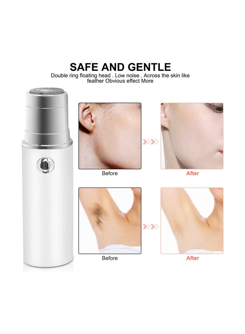 Zikra Suntown Flawless Hair Remover for Women, Rechargeable Painless Face Shavers for Women, Noise-Free Electric Facial Hair Removal on Full Charge, for Face, Upper Lips, Chin, Arms, Legs - Image 3