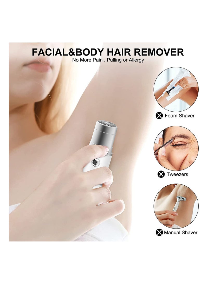Zikra Suntown Flawless Hair Remover for Women, Rechargeable Painless Face Shavers for Women, Noise-Free Electric Facial Hair Removal on Full Charge, for Face, Upper Lips, Chin, Arms, Legs - Image 4