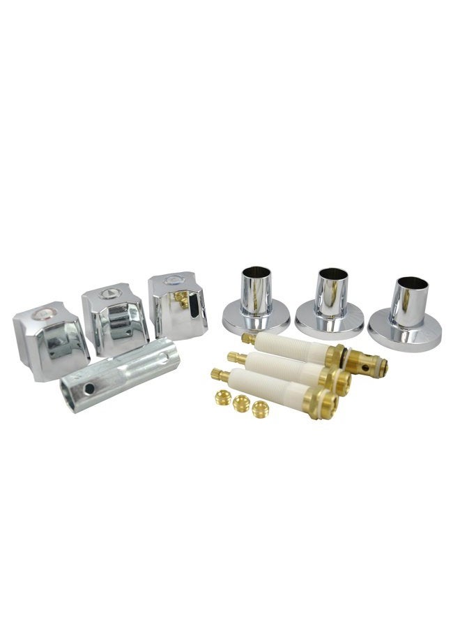 DANCO Tub and Shower 3-Handle Remodeling Trim Kit for Kohler Trend, 3-Handle, Chrome, 1-Kit (39672) - Image 2