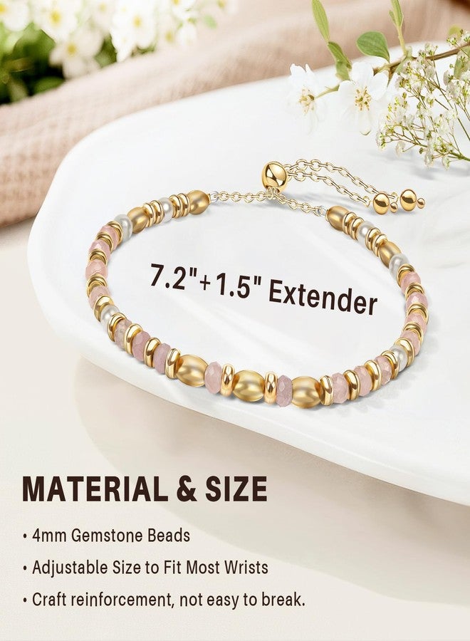 AGOT Bracelet Gifts for Women: Healing Natural Stone Bracelets with Positive Affirmations - Get Well Soon Gift for Mom Aunt Daughter Best Friends Sister Birthday Christmas Valentine's Day Graduation Jewelry - Image 3