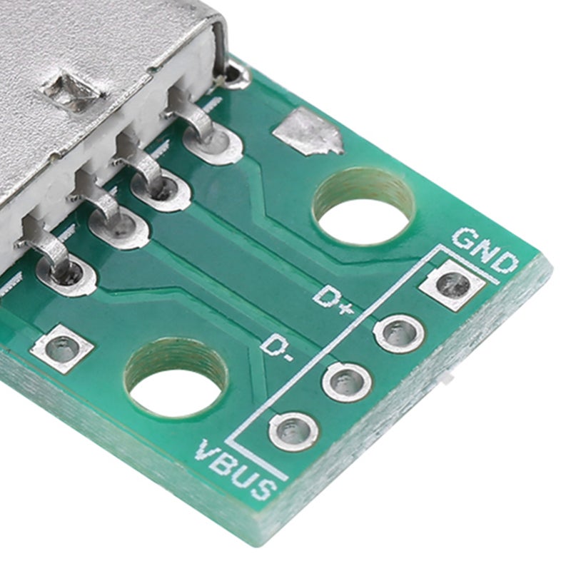 USB Adapter DIP Module Breadboard Design USB Type A Male Plug - High Quality 4 Pins Including VBUS D+ D- GND for DIY Electronics Projects - Image 5