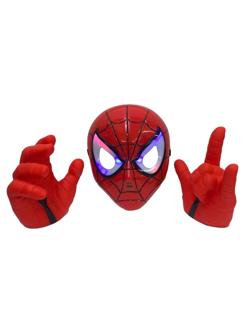 صندوق العاب قفازات سبايدر مان مع قناع للأطفال - Image 2