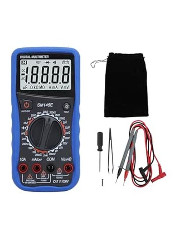 4 5 Digit LCD Digital Multimeter Voltage Current Resistance Capacitance Tester With Adjustable Stand - Image 1