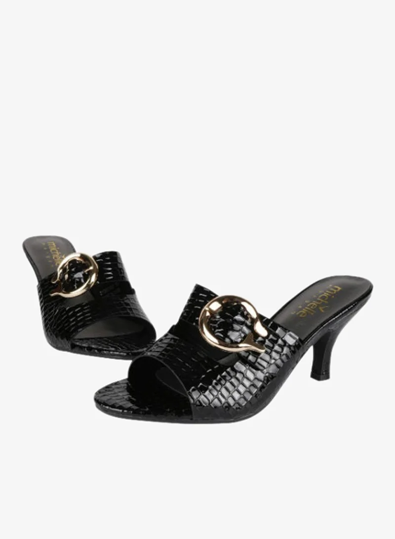 Michelle Morgan Michelle Morgan Ladies Kitten Heel 213RC002 Black
