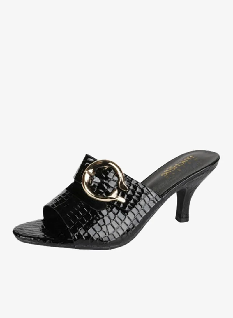 Michelle Morgan Black Michelle Morgan Ladies Kitten Heel 213RC002 Black for Women | Best Price UAE