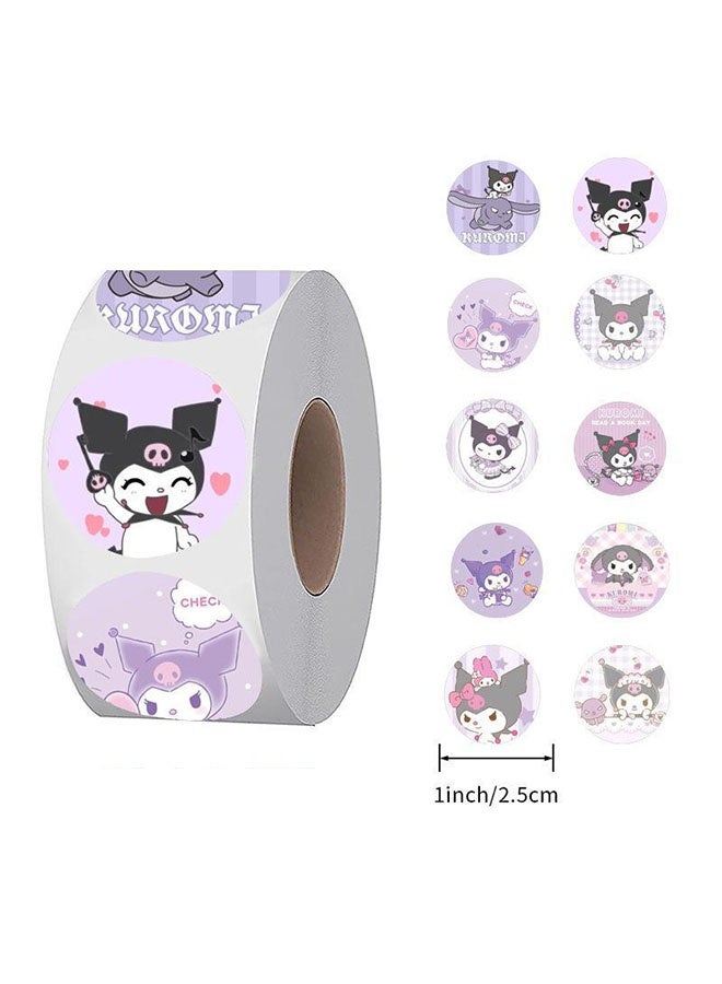 Sanrio 2000Pcs Cartoon Stickers Set for Kids, 40 Designs Waterproof Vinyl Stickers, DIY Decorative Stickers for Envelope and Gifts, Sticker Roll for Girls, 4 Rolls - Image 3