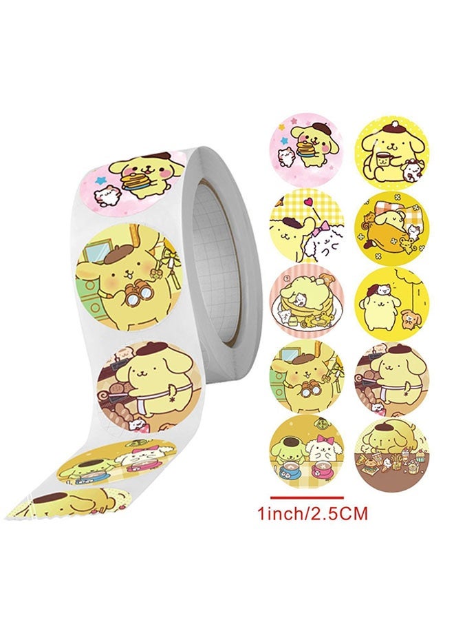 Sanrio 2000Pcs Cartoon Stickers Set for Kids, 40 Designs Waterproof Vinyl Stickers, DIY Decorative Stickers for Envelope and Gifts, Sticker Roll for Girls, 4 Rolls - Image 5