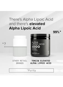 Toniiq Alpha Lipoic Acid, 1000mg - 120 Capsules  - Image 4