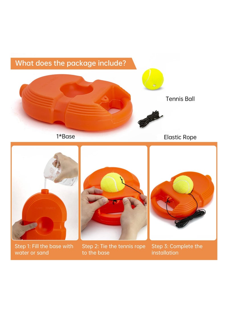 Generic Tennis Trainer Rebound Ball, with 1 String Balls, Solo Tennis Sports Self-Study Training Equipment, for Self-Pracitce, Portable Tennis Practice Training Tools for Beginners, Sport Exercise  - Image 5