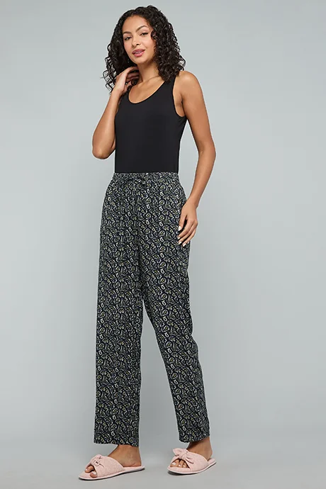 أر أند بي Printed Pyjama Pants with Drawstring Waist