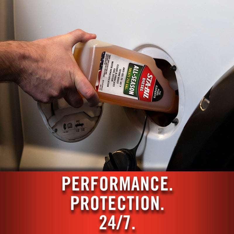 STA-BIL Diesel All-Season Anti-Gel Cetane Boost Cleans And Lubricates Fuel System Water Demulsification Treats 150 Gallons Effective In All Diesel And Bio-Diesel, 20 fl. oz. (15226), Orange - Image 3