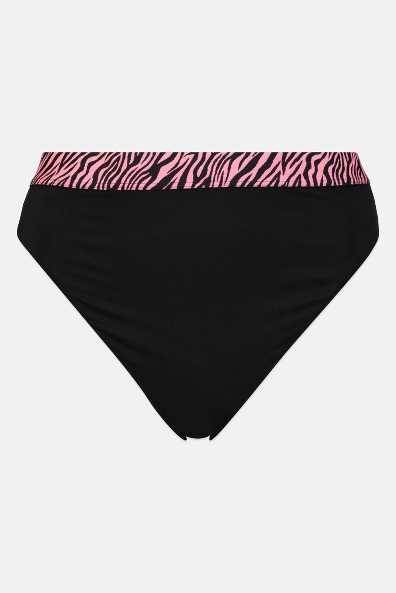 Nike Women Brand Logo Bikini Bottom, Black - Image 2