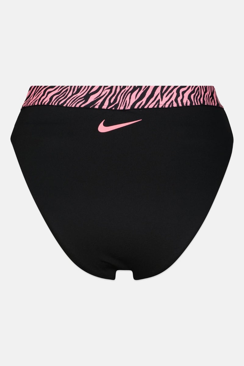 Nike Women Brand Logo Bikini Bottom, Black - Image 3