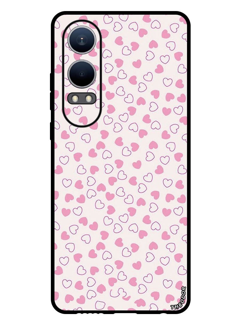 Theodor Protective Case Anti Scratch Shock Proof Bumper Cover For OnePlus Nord CE4 Lite Small Hearts - Image 1