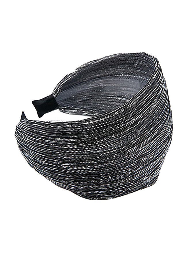 NIBEMINENT Hoop Stripe Pattern Headband Black 
