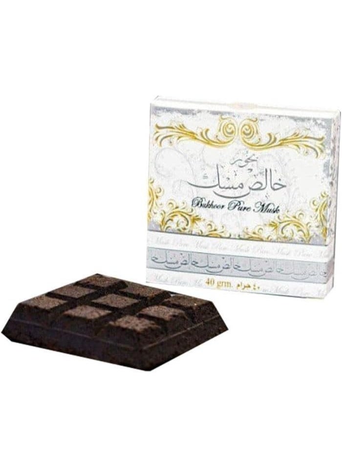 بطاقة بخور الشوكولاتة - مسك نقي - كروكوس لاند الأصلي - 40 غرام