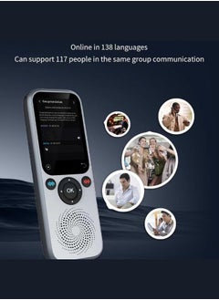 138 Languages Mini Pocket Translator ChatGPT with 2 Inch Touch Screen, Real Time Translation, Voice Recorder for Group Chats, HD Camera for Image Translating - pzsku/Z05404D03ECFD43EC5FCCZ/45/_/1738754380/b13ac9bb-6251-491c-a94d-c979c73082ee