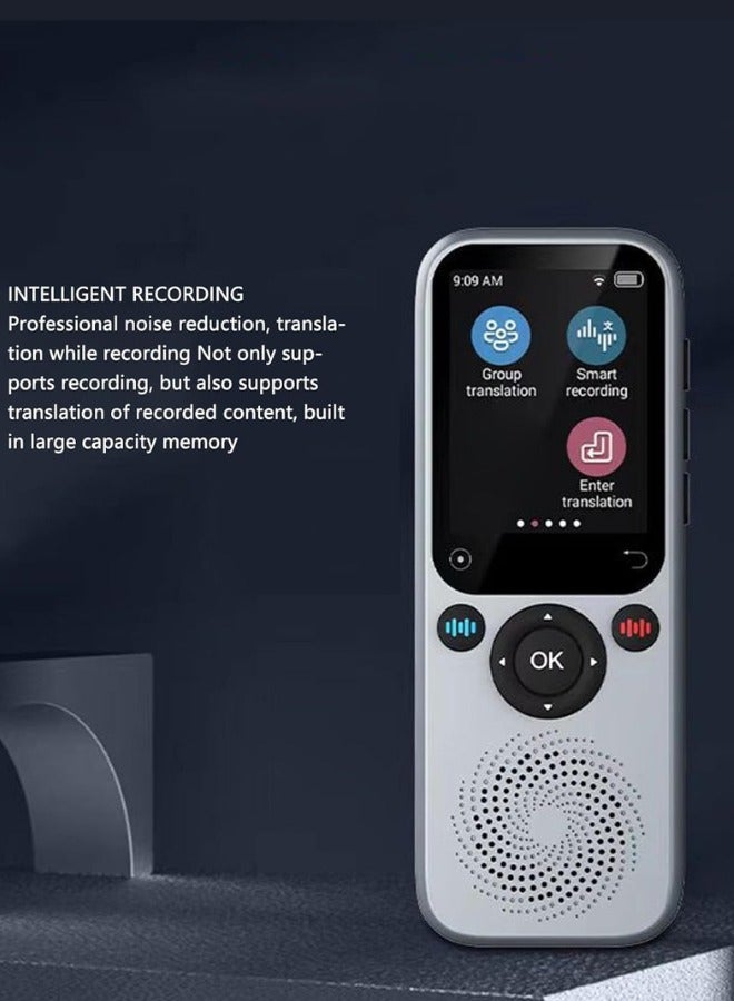 Plynox 138 Languages Mini Pocket Translator ChatGPT with 2 Inch Touch Screen, Real Time Translation, Voice Recorder for Group Chats, HD Camera for Image Translating - Image 5