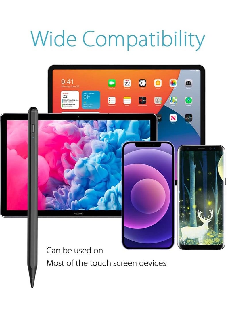 ELTRAZONE - Upgraded Stylus Pen for Touch Screens, Rechargeable Phone Pen for Android & iOS Compatible with iPhone/iPad/Pro/Mini/Other Tables & Smart Phone - Image 1