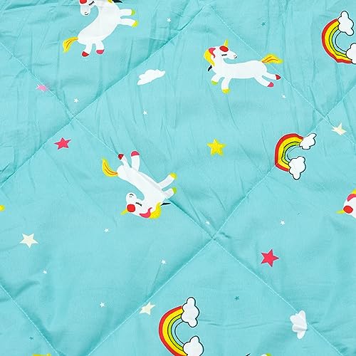RUSTIC LINEN Super Soft Microfiber Printed Single Comforter 200 GSM Quilted Comforter/Duvet/Quilt, Single (60X90 inches) (Sky Blue) - Image 5