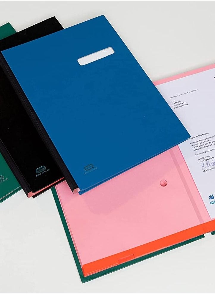 ELBA - 1 Piece PVC Signature A4 Folder Assorted Colours - Image 1