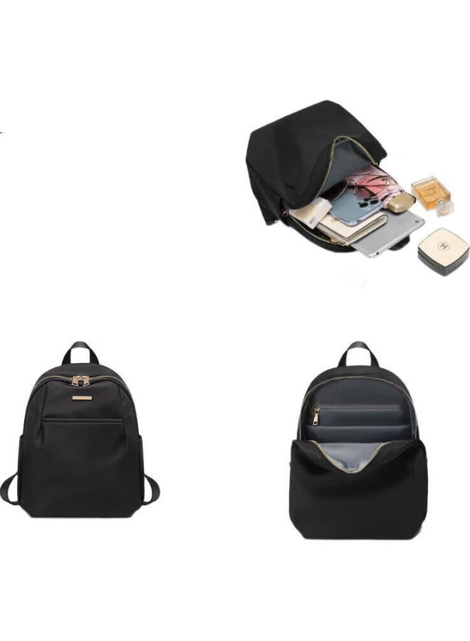 Golf Backpack For Women, Casual Small Backpack, Student Schoolbag, Lightweight Bag, Women'S Bag, Ipad Laptop Bag, Travel Bag, Black - Image 1