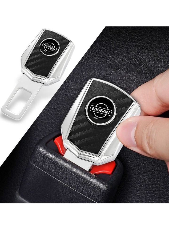 Nissan 1 Pieces Premium Quality Seat Belt Buckle Seat Belt Alarm Stopper Seat Belt Clip With Nissan Logo - Image 4