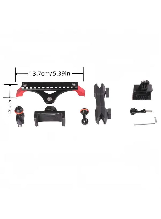 Slider Track Style Dash Phone Holder And Camera Mount For Ford Bronco 2021 2022 2023 2024 2025 2 Door 4 Door Compatible With Go Pro And Smartphone - Image 2