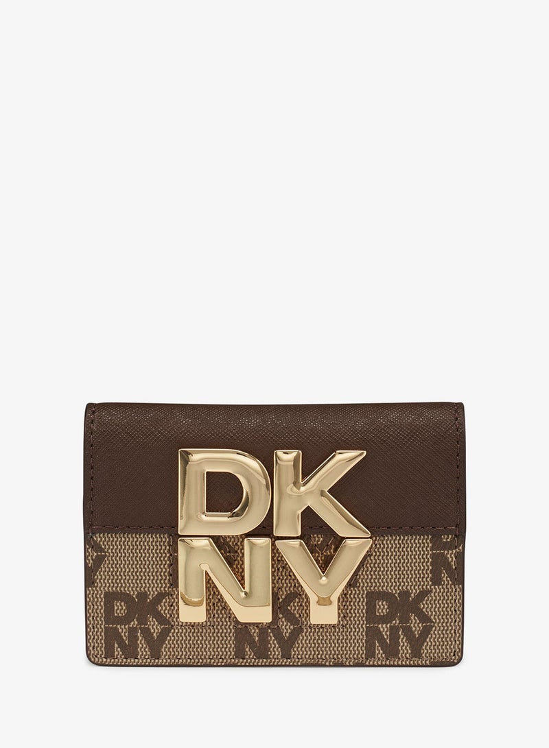 DKNY Echo Logo Bifold Cardholder - Image 1