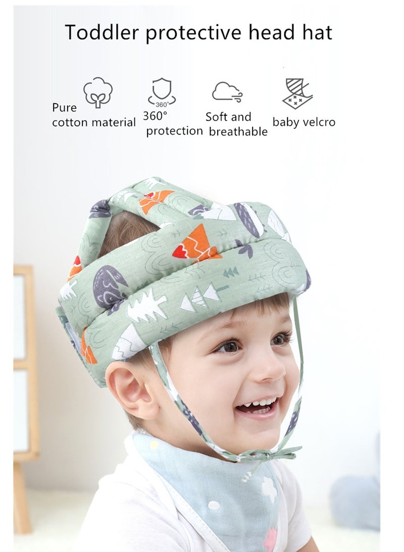 Children head pillow anti-fall head protection pad learning to walk thickened Baby toddler protective head hat  - Image 4